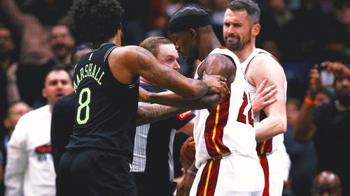 NBA Trending Image: Jimmy Butler, Naji Marshall among 5 players suspended after Heat-Pelicans incident